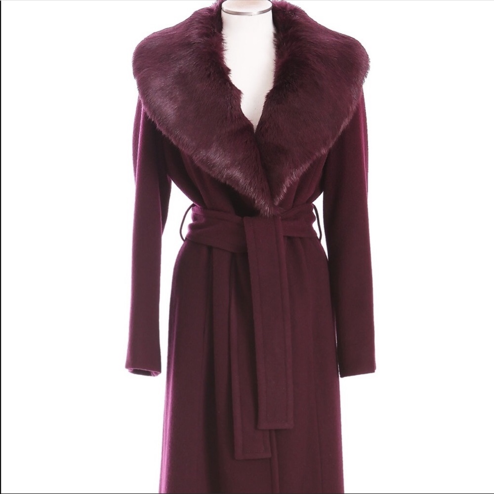 New w/ Tags St. John Wool Cashmere Coat Trench 10